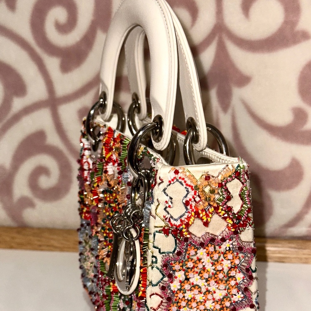 Lady Dior Mini Hand Bag - Picture 3 of 8